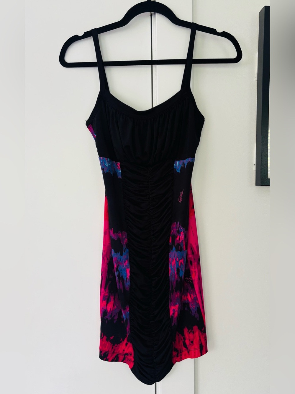 VTG Y2K Baby Phat Kimora Lee Simone Sexy dress black pink purple size small